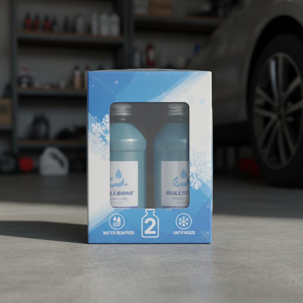 불스원샷 수분제거제 동결방지제 500ml 2개입 패키지 박스 사진