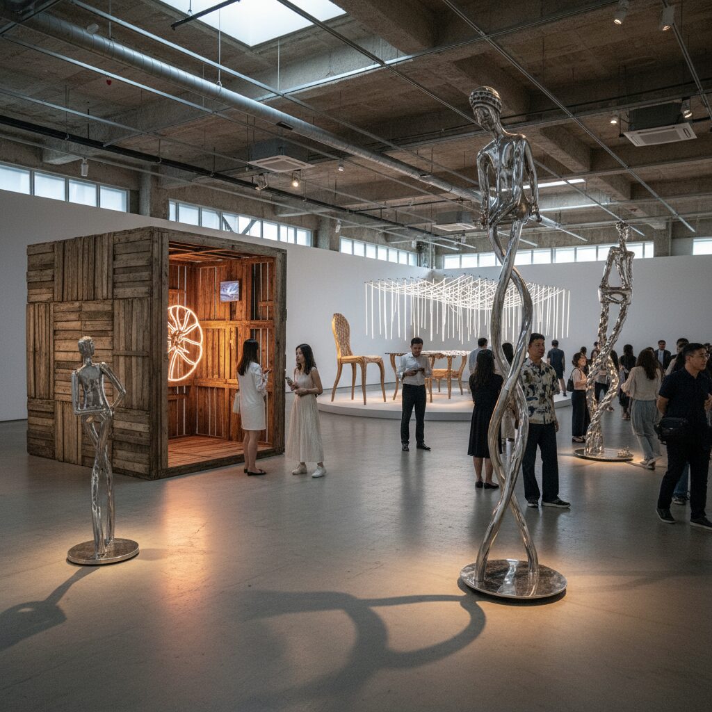 K현대미술관 이상한 나라의 괴짜들 2025 전시장 내부