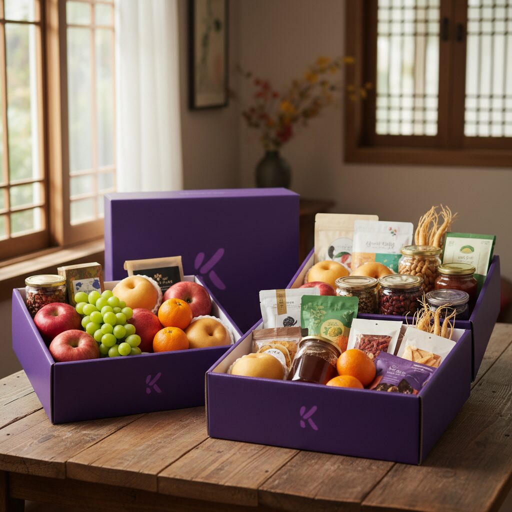 컬리 명절 선물세트 다양한 과일 건강식품 박스