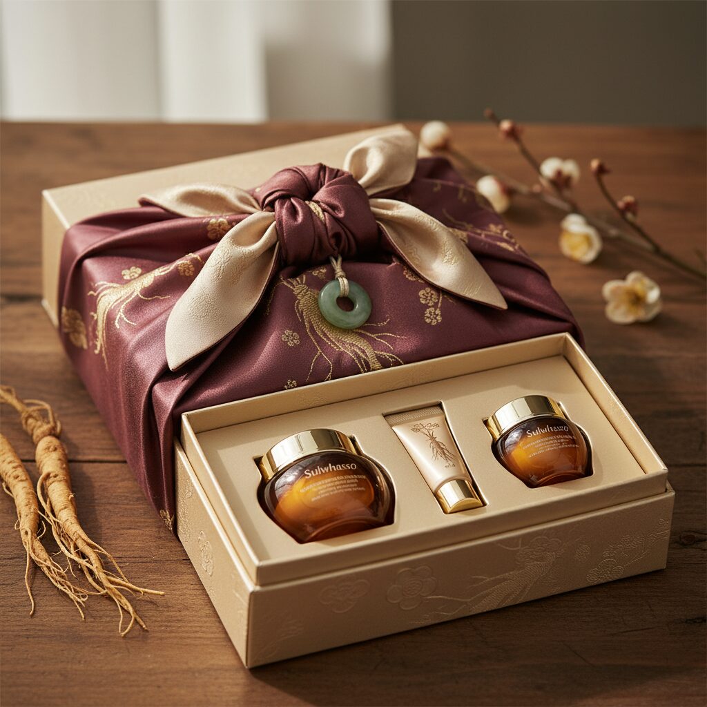 설화수 자음생크림 리치 기획세트 지함보 포장