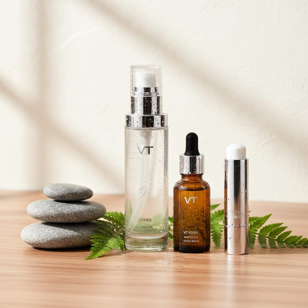 VT PDRN 스킨케어 라인 토너 앰플 스틱밤