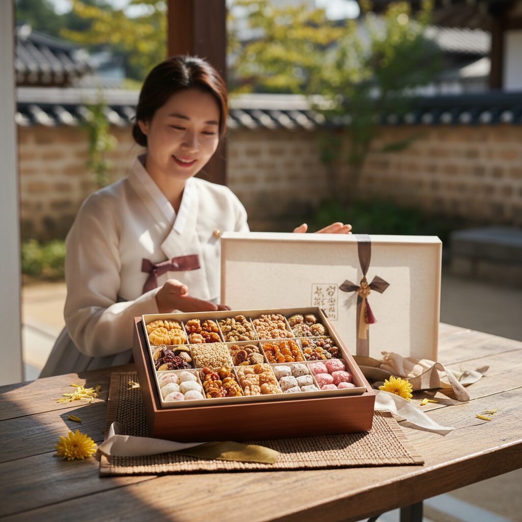 천만송이고향한과 전통 수제한과 선물세트 구성