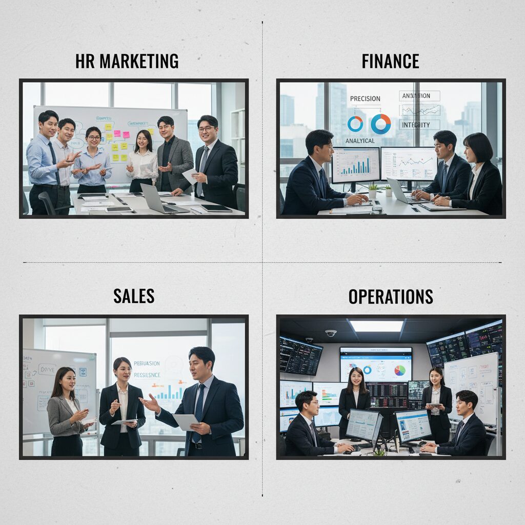 인사 마케팅 재무 영업 부서별 강조해야 할 성격 장점