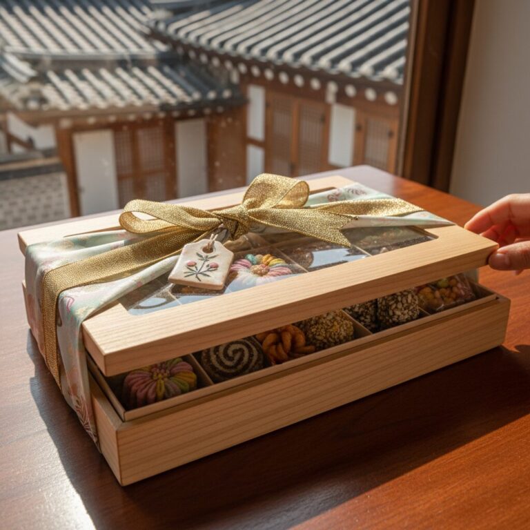 강정이 넘치는 집 수제한과 선물세트 예쁜 포장