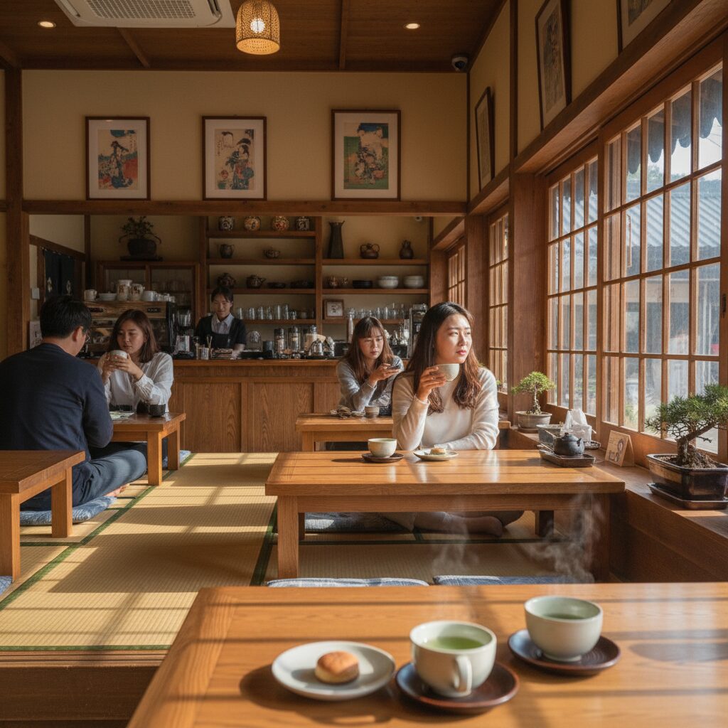 동두천 일본마을 니지모리 스튜디오 카페 아이노 내부