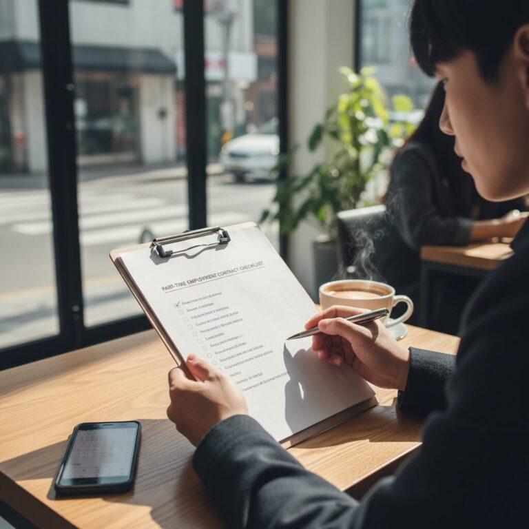 아르바이트 근로계약서 확인 체크리스트