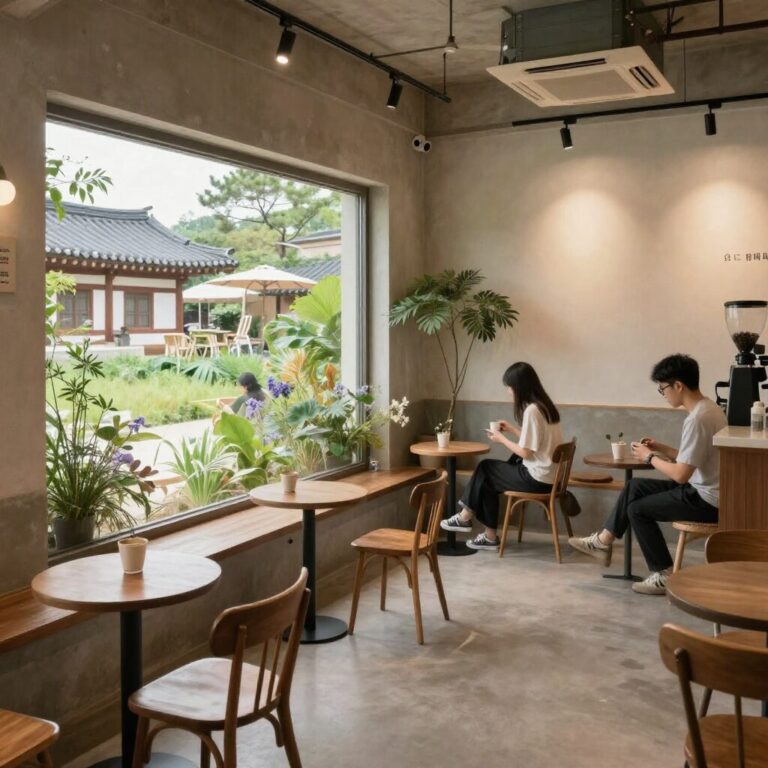 하남 언제나봄커피의 넓고 여유로운 실내 공간