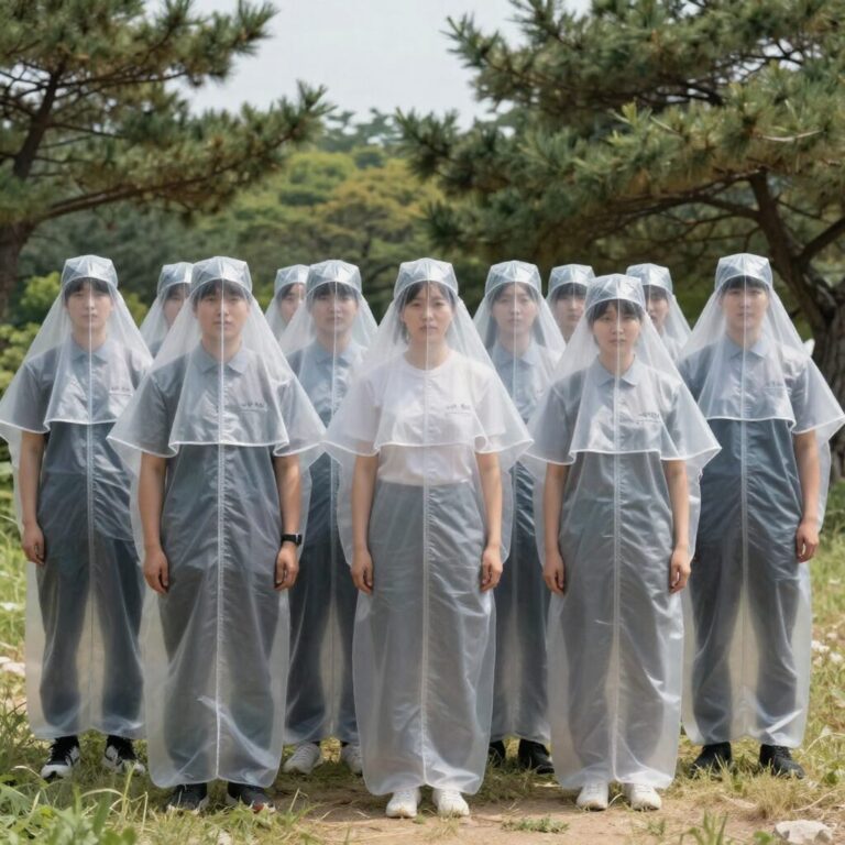 팀원들이 맞춤 제작한 단체 바람막이를 입고 찍은 단체 사진