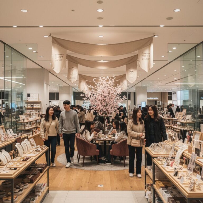 더현대서울 2월 팝업스토어 데이트 장소 내부 전경