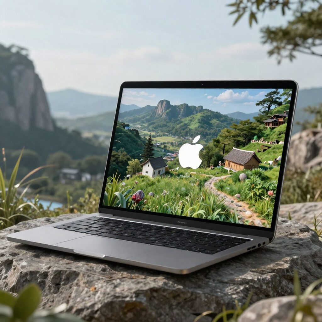 2026년 애플 3월 이벤트 예상되는 저가형 맥북 디자인 컨셉 이미지
