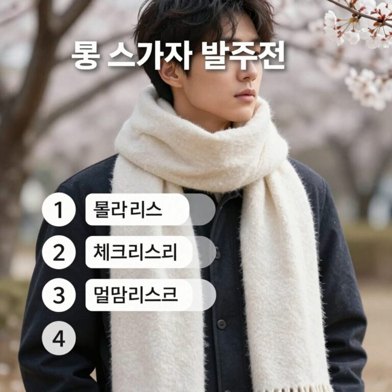 봄 스카프 발주 전 확인 체크리스트