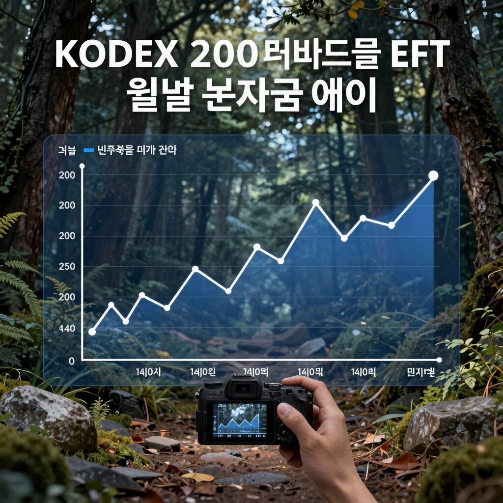 KODEX 200타겟위클리커버드콜 ETF의 월별 분배금 추이와 주가 변동성을 보여주는 차트