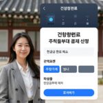 건강보험료공제 연말정산 주택대출 활용 줄이는 법 건강보험료 주택금융부채 공제 신청 화면과 환급금 조회 메뉴