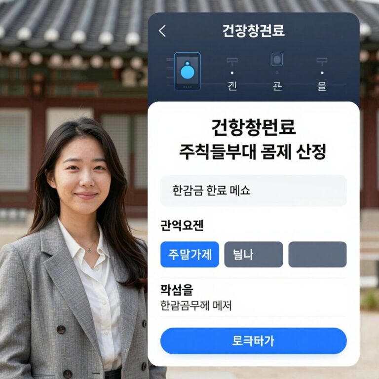 건강보험료 주택금융부채 공제 신청 화면과 환급금 조회 메뉴