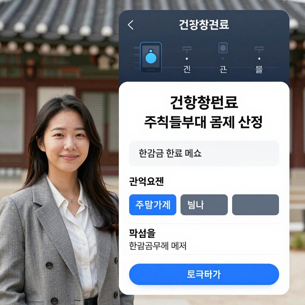 건강보험료 주택금융부채 공제 신청 화면과 환급금 조회 메뉴