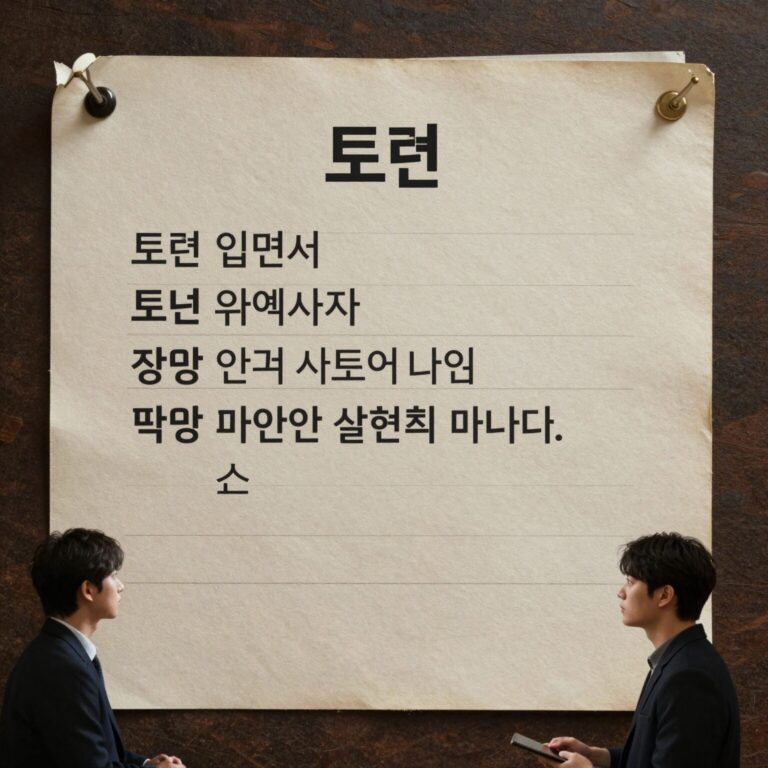 토론 입론서 작성 구조와 예시