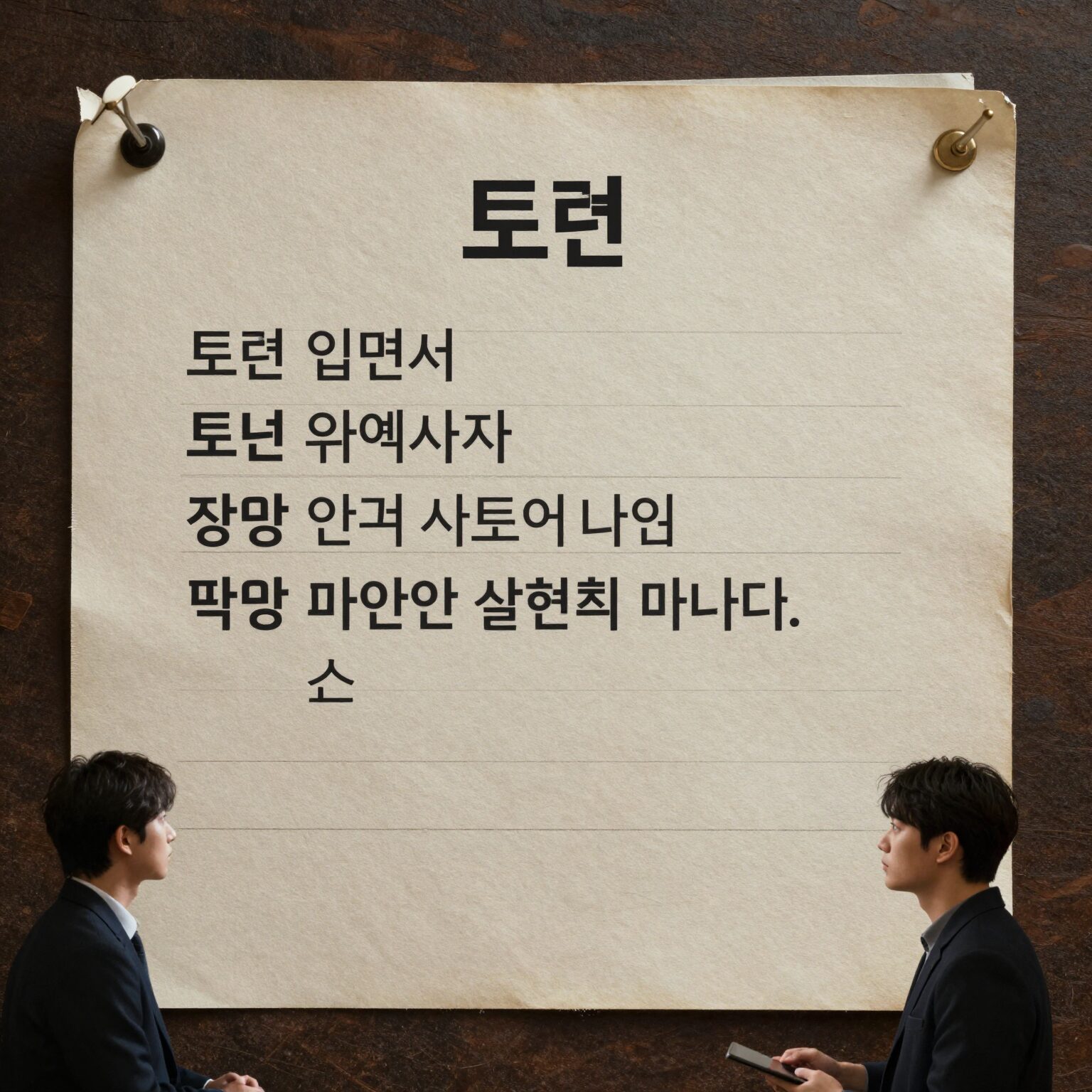 토론 입론서 작성 구조와 예시를 보여주는 그림